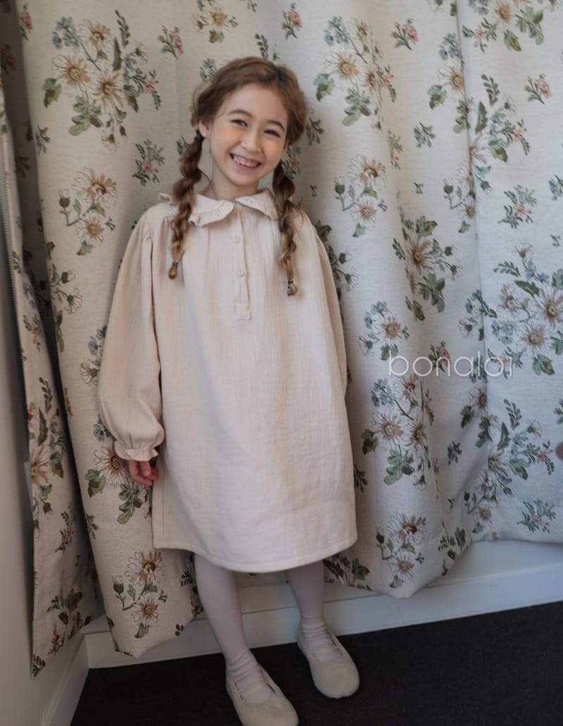 BONALOI - Korean Children Fashion - #Kfashion4kids - Lumi Are Cotton One-piece - 6