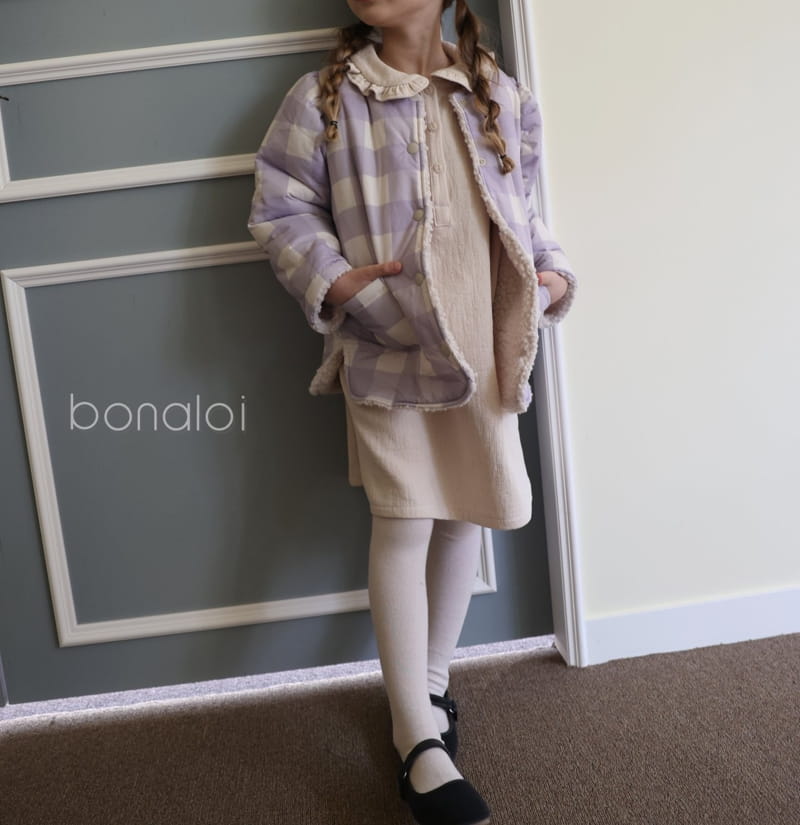 BONALOI - Korean Children Fashion - #Kfashion4kids - Lumi Are Cotton One-piece - 7
