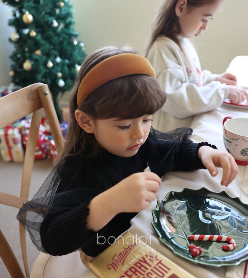 BONALOI - Korean Children Fashion - #Kfashion4kids - Tong Tong Velvet Hairband