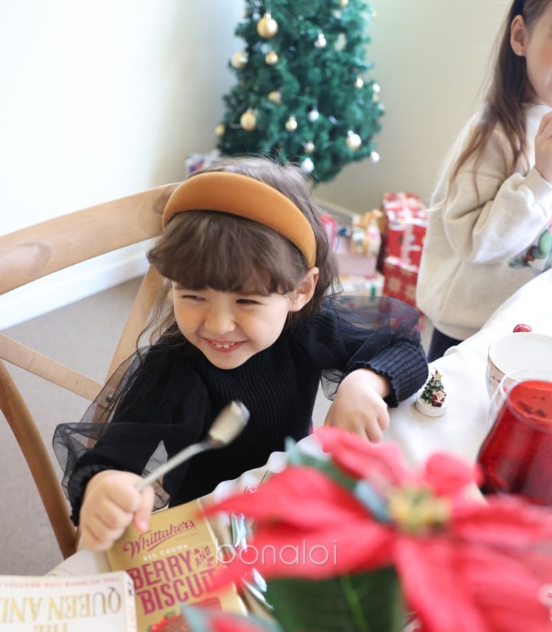 BONALOI - Korean Children Fashion - #Kfashion4kids - Tong Tong Velvet Hairband - 2