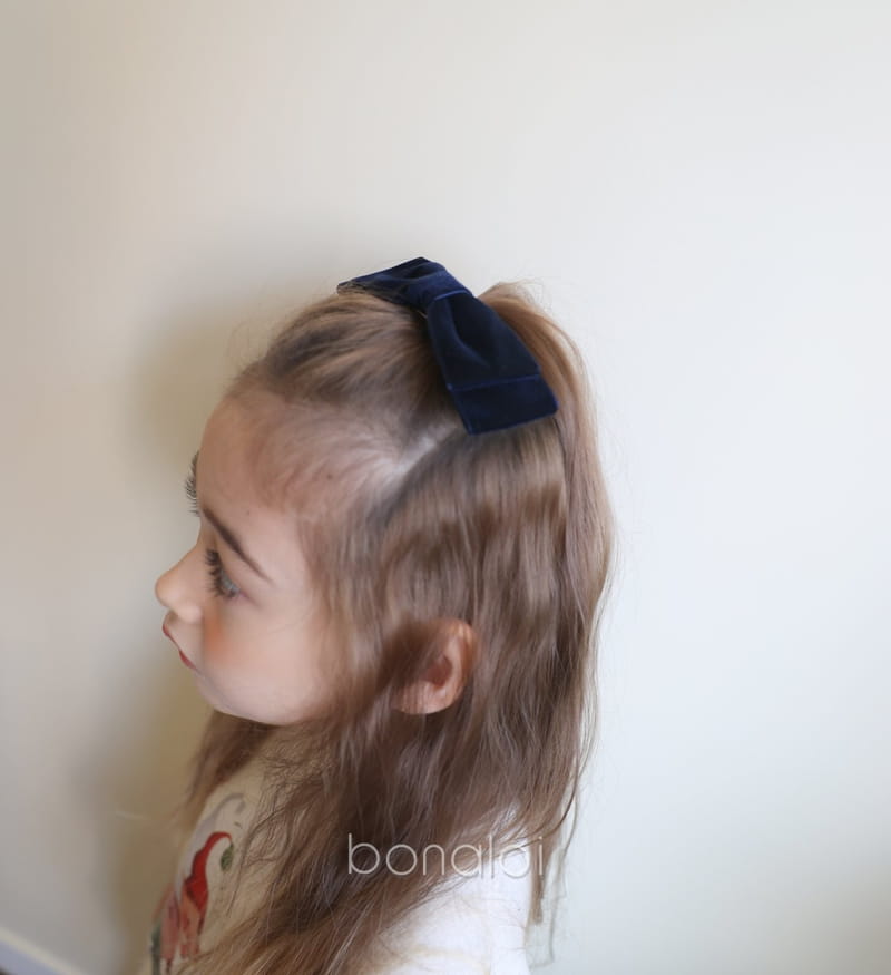 BONALOI - Korean Children Fashion - #Kfashion4kids - Velvet Long Hair Pin