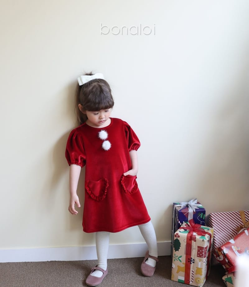BONALOI - Korean Children Fashion - #Kfashion4kids - Velvet Long Hair Pin - 3