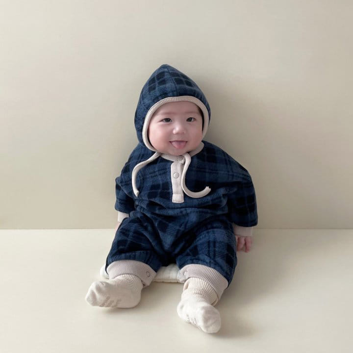 BONITO - Korean Children Fashion - #Kfashion4kids - Color Check Bonnet - 2