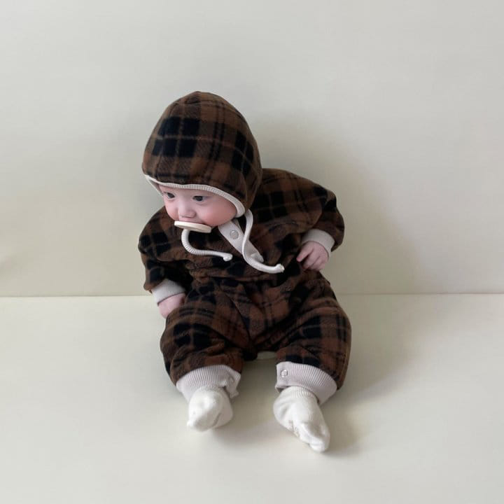 BONITO - Korean Children Fashion - #Kfashion4kids - Color Check Bonnet - 3