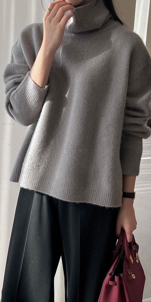 BOWEN - Korean Children Fashion - #Kfashion4kids - Yark Turtleneck Tee