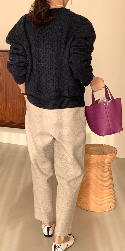 BOWEN - Korean Children Fashion - #Kfashion4kids - Whole Gament Cable Knit