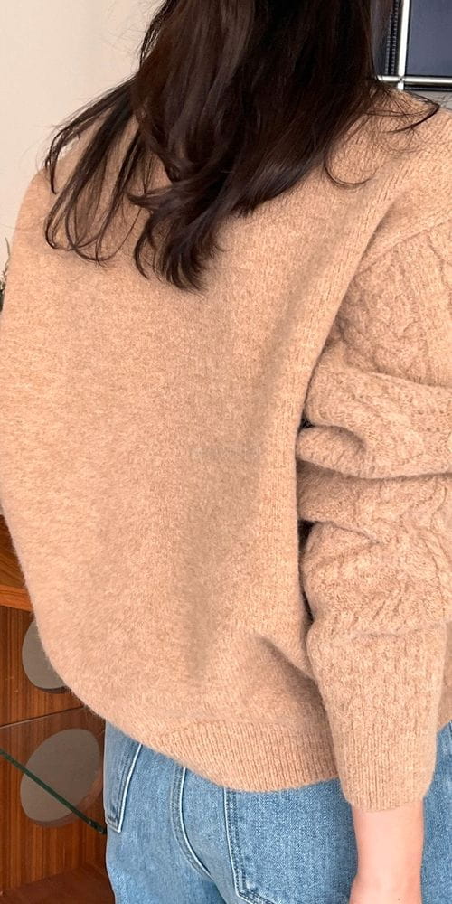BOWEN - Korean Children Fashion - #Kfashion4kids - Alpaca Pearl Knit Tee - 3