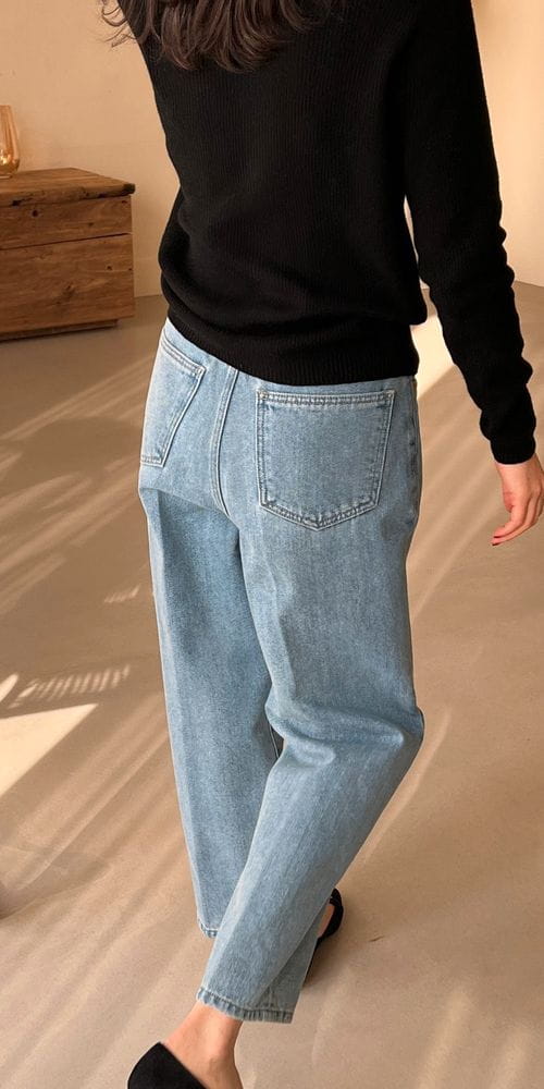 BOWEN - Korean Children Fashion - #Kfashion4kids - Relex Fleece Jeans