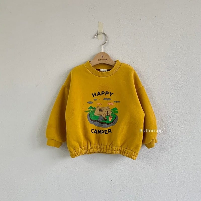BUTTERCUP - Korean Children Fashion - #Kfashion4kids - Happy Camper Sweatshirt - 4