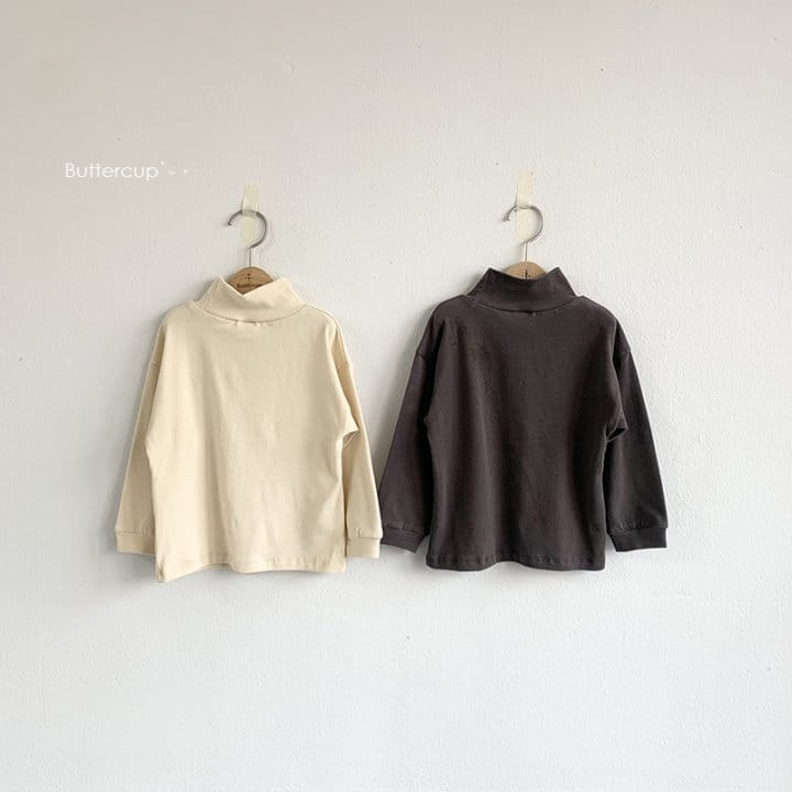 BUTTERCUP - Korean Children Fashion - #Kfashion4kids - Peach Hug Turtleneck Tee