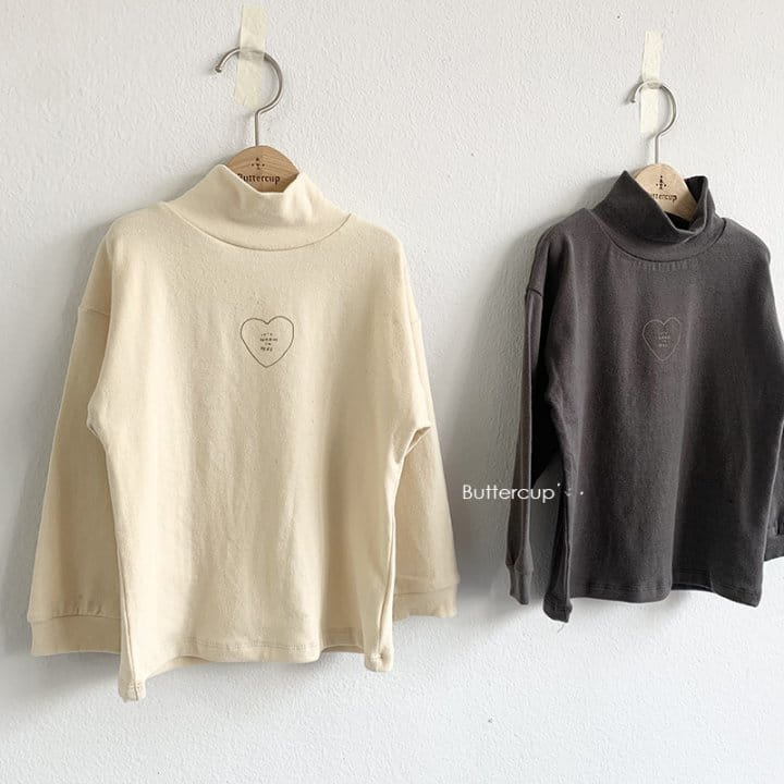 BUTTERCUP - Korean Children Fashion - #Kfashion4kids - Peach Hug Turtleneck Tee - 2