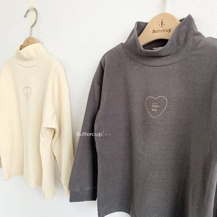 BUTTERCUP - Korean Children Fashion - #Kfashion4kids - Peach Hug Turtleneck Tee - 4