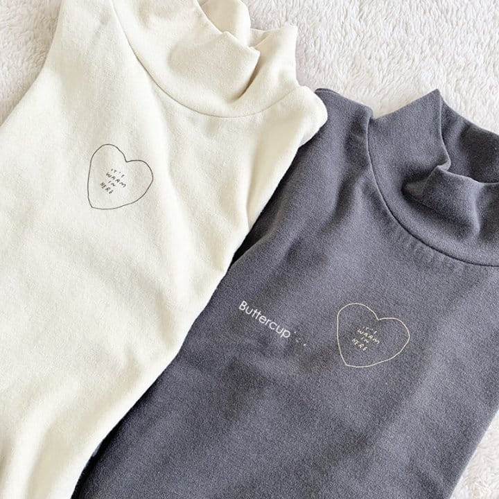 BUTTERCUP - Korean Children Fashion - #Kfashion4kids - Peach Hug Turtleneck Tee - 8