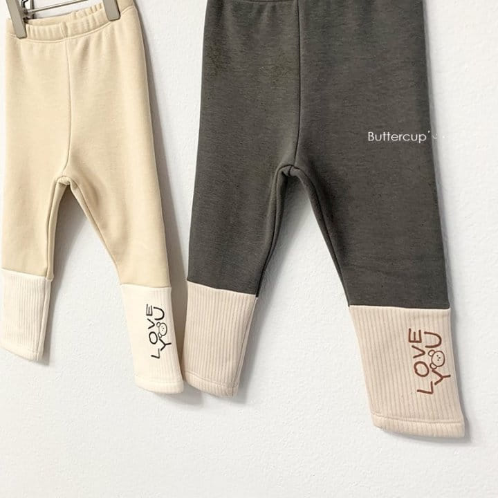 BUTTERCUP - Korean Children Fashion - #Kfashion4kids - Love You Leggings - 4