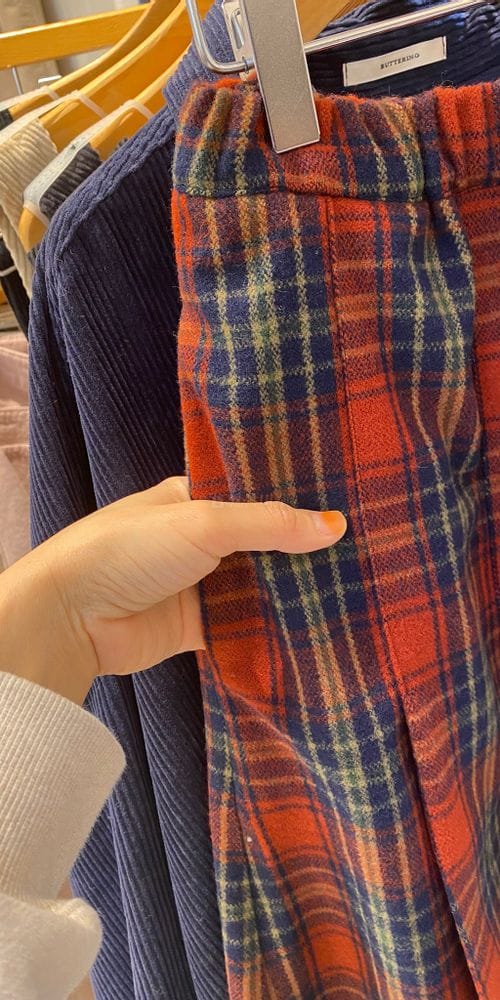 BUTTERING - Korean Children Fashion - #Kfashion4kids - Winter Check Skirt - 7
