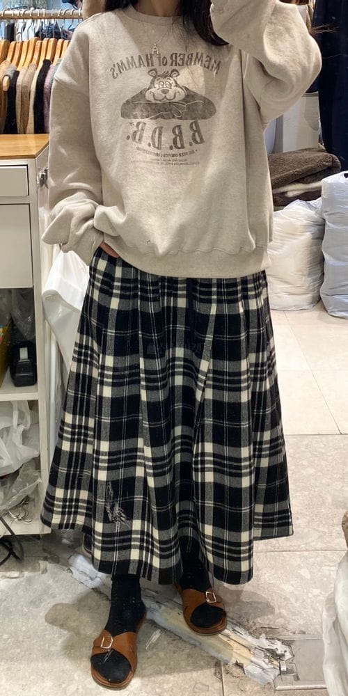 BUTTERING - Korean Children Fashion - #Kfashion4kids - Winter Check Skirt - 8