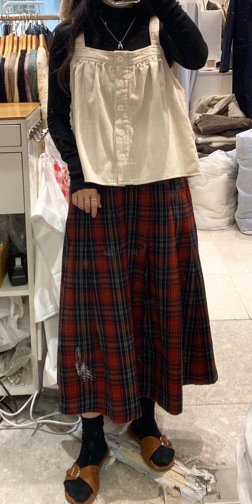 BUTTERING - Korean Children Fashion - #Kfashion4kids - Winter Check Skirt - 9