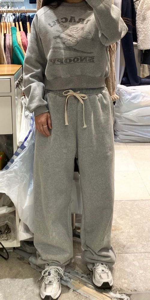 BUTTERING - Korean Children Fashion - #Kfashion4kids - String Fleece Pants - 4