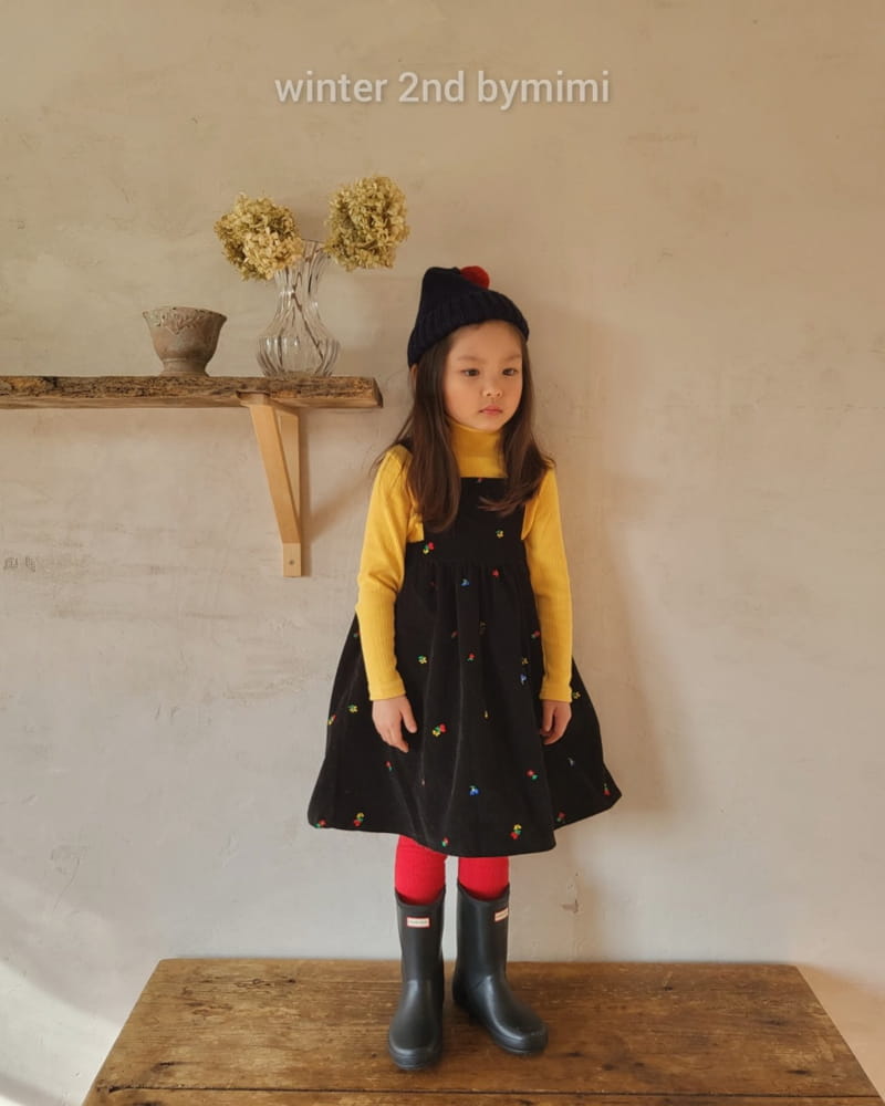 BYMIMI - Korean Children Fashion - #Kfashion4kids - Tutu Half Turtleneck Tee
