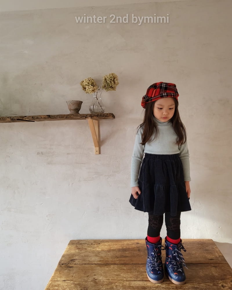 BYMIMI - Korean Children Fashion - #Kfashion4kids - Tutu Half Turtleneck Tee - 12