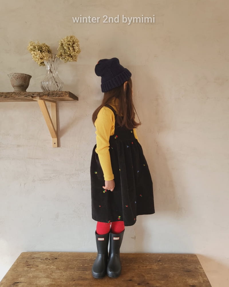BYMIMI - Korean Children Fashion - #Kfashion4kids - String Embroidery One-piece