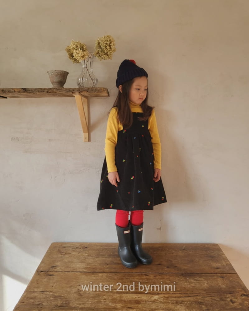 BYMIMI - Korean Children Fashion - #Kfashion4kids - String Embroidery One-piece - 3