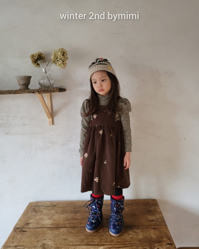 BYMIMI - Korean Children Fashion - #Kfashion4kids - String Embroidery One-piece - 8