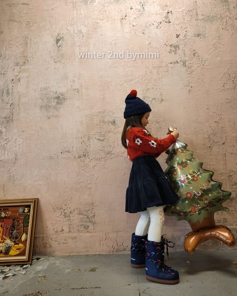BYMIMI - Korean Children Fashion - #Kfashion4kids - Berry Berry Knit