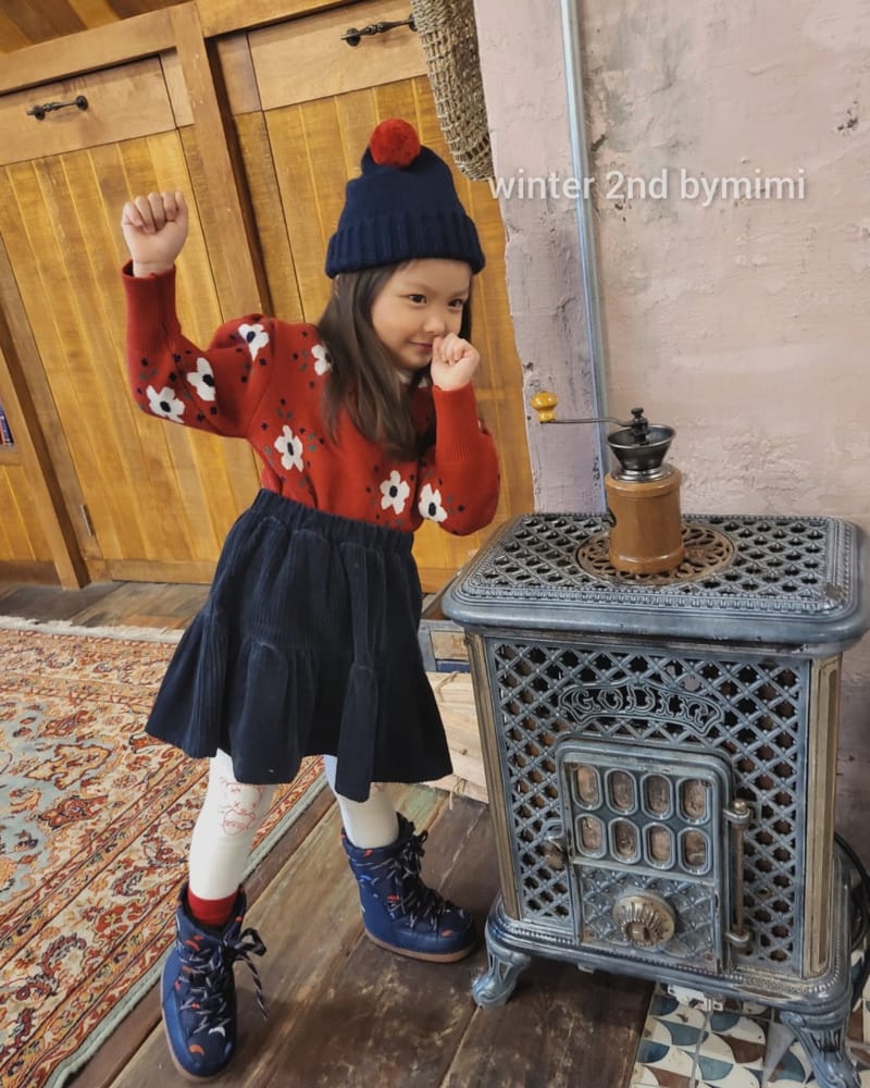 BYMIMI - Korean Children Fashion - #Kfashion4kids - Berry Berry Knit - 3