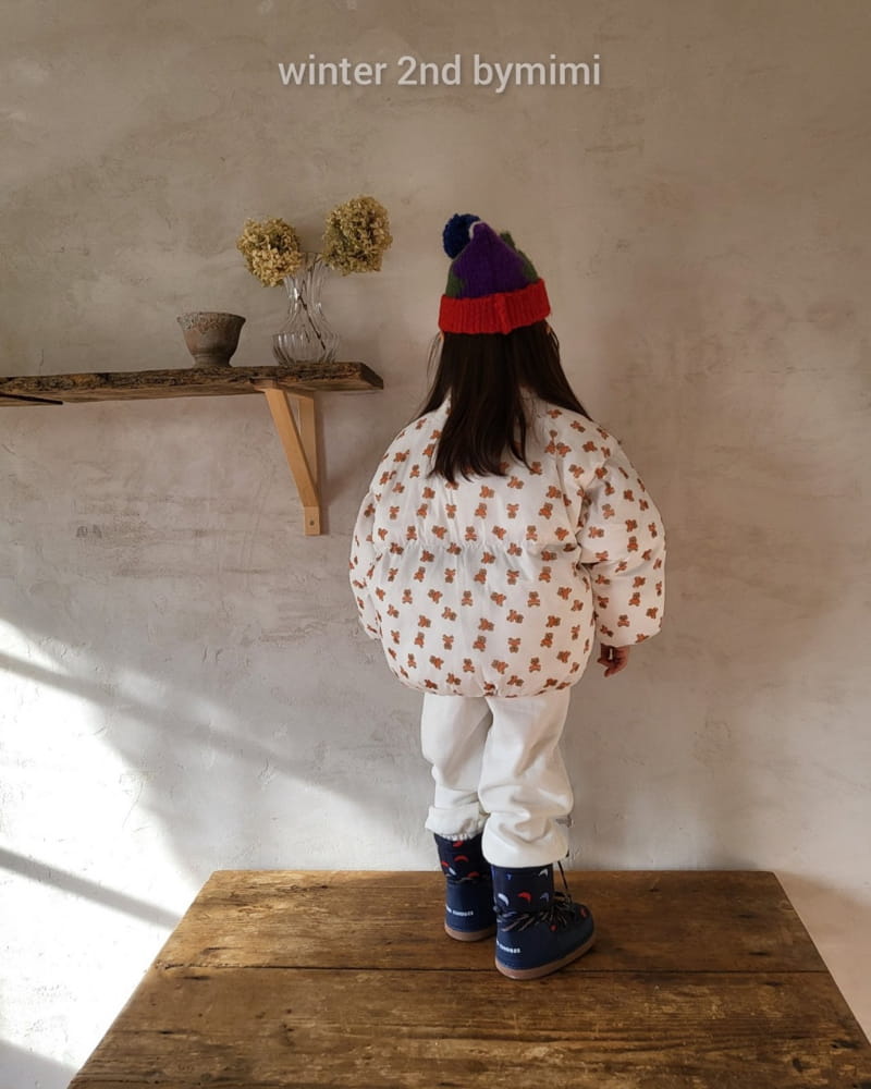BYMIMI - Korean Children Fashion - #Kfashion4kids - Bear Bear Padding Jumper