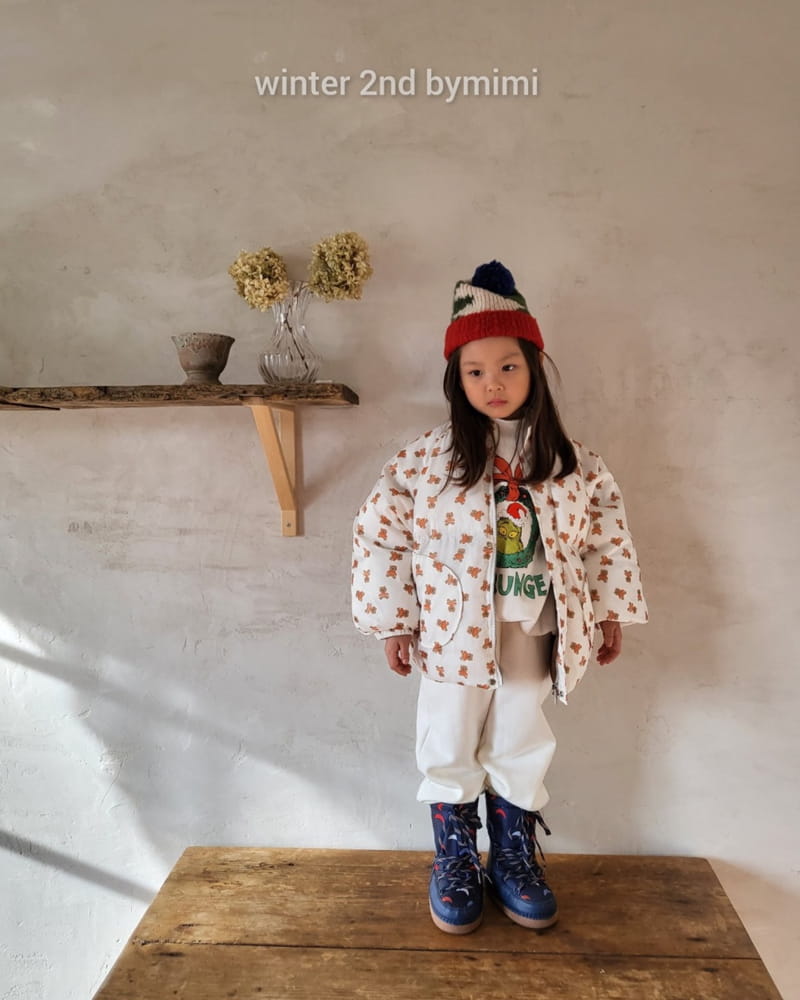 BYMIMI - Korean Children Fashion - #Kfashion4kids - Bear Bear Padding Jumper - 11