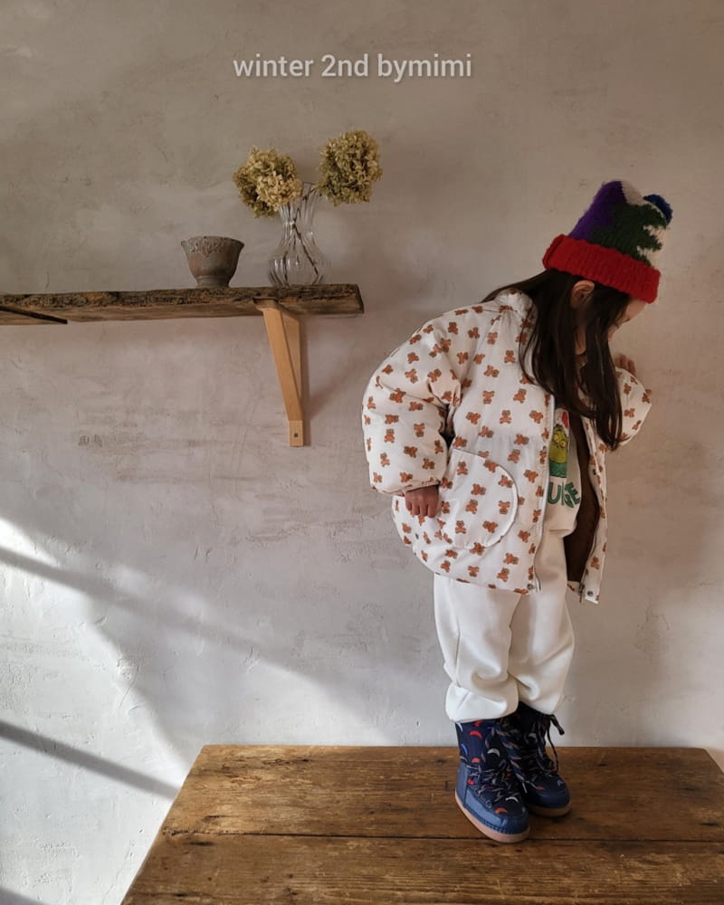 BYMIMI - Korean Children Fashion - #Kfashion4kids - Bear Bear Padding Jumper - 3