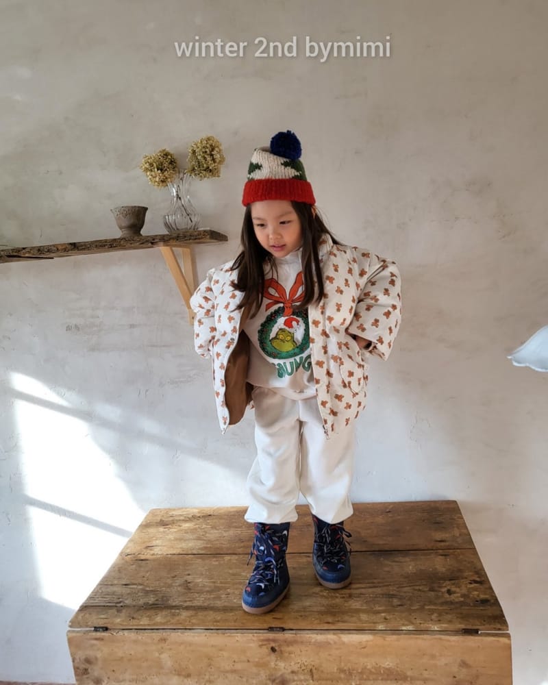 BYMIMI - Korean Children Fashion - #Kfashion4kids - Bear Bear Padding Jumper - 4