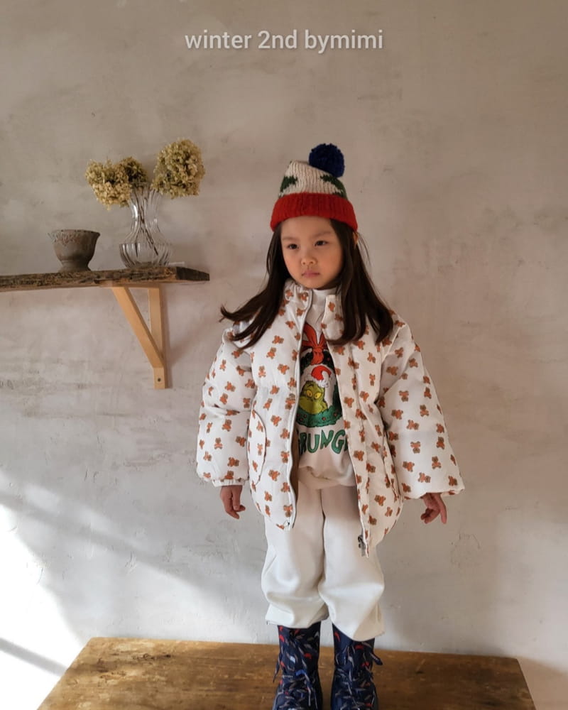 BYMIMI - Korean Children Fashion - #Kfashion4kids - Bear Bear Padding Jumper - 5