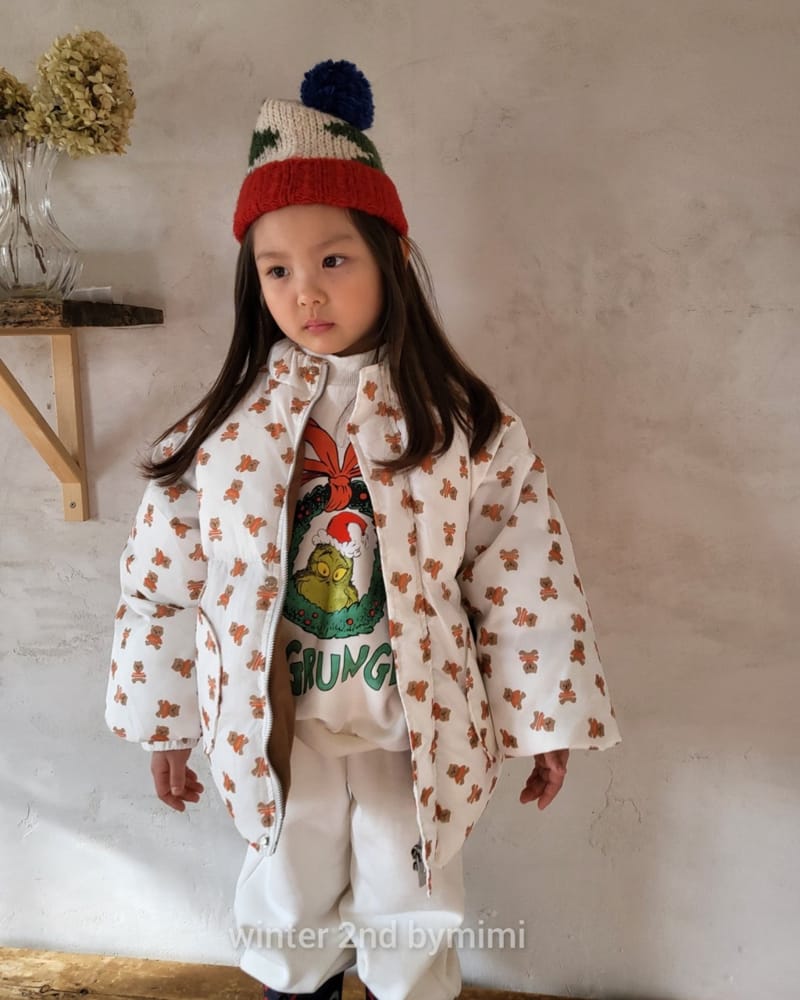 BYMIMI - Korean Children Fashion - #Kfashion4kids - Bear Bear Padding Jumper - 6