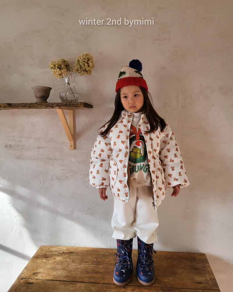 BYMIMI - Korean Children Fashion - #Kfashion4kids - Bear Bear Padding Jumper - 7