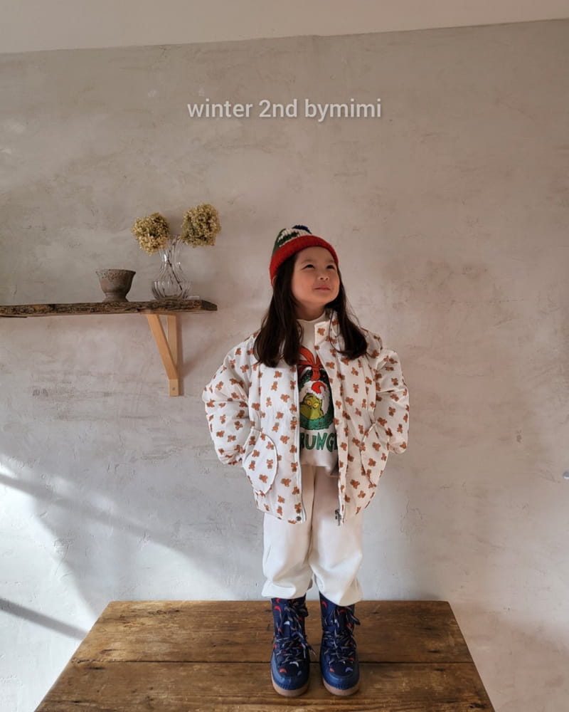 BYMIMI - Korean Children Fashion - #Kfashion4kids - Bear Bear Padding Jumper - 9
