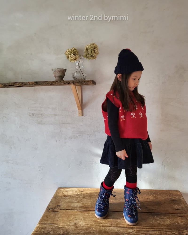 BYMIMI - Korean Children Fashion - #Kfashion4kids - Song Song Vest Knit - 3
