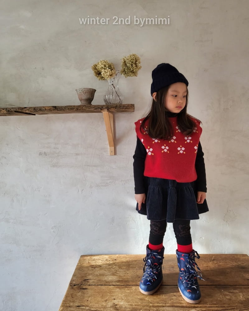 BYMIMI - Korean Children Fashion - #Kfashion4kids - Song Song Vest Knit - 5