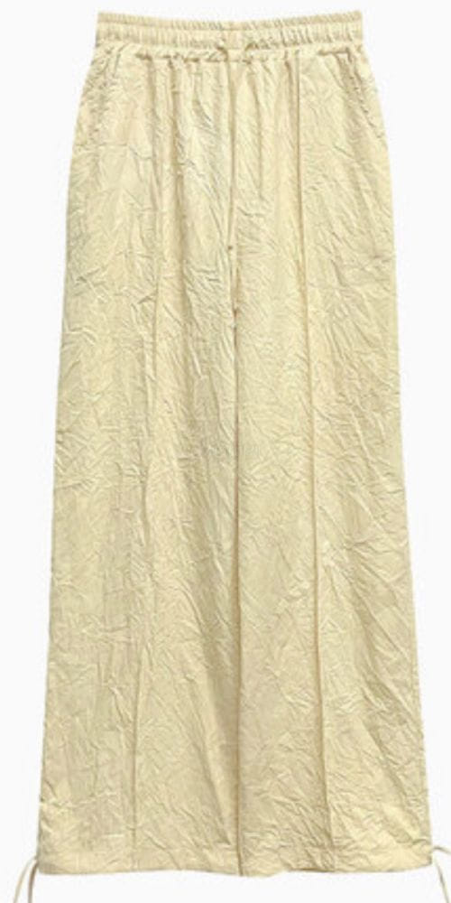CHARLOTTE - Korean Children Fashion - #Kfashion4kids - Wrinkle Jogger Pants