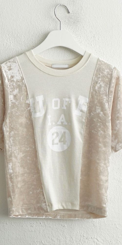 CHARLOTTE - Korean Children Fashion - #Kfashion4kids - Up Velvet Tee - 3
