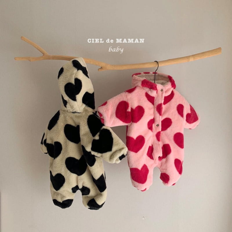 CIEL DE MAMAN - Korean Children Fashion - #Kfashion4kids - Love Love Fluffy Jacket - 2