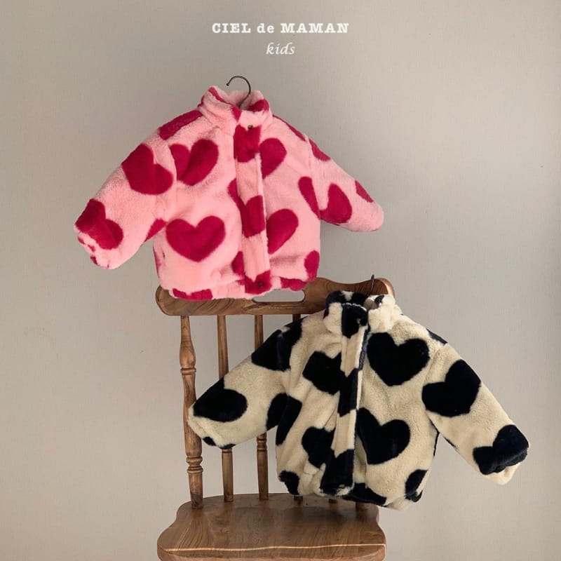 CIEL DE MAMAN - Korean Children Fashion - #Kfashion4kids - Love Love Warm Bodysuit - 10
