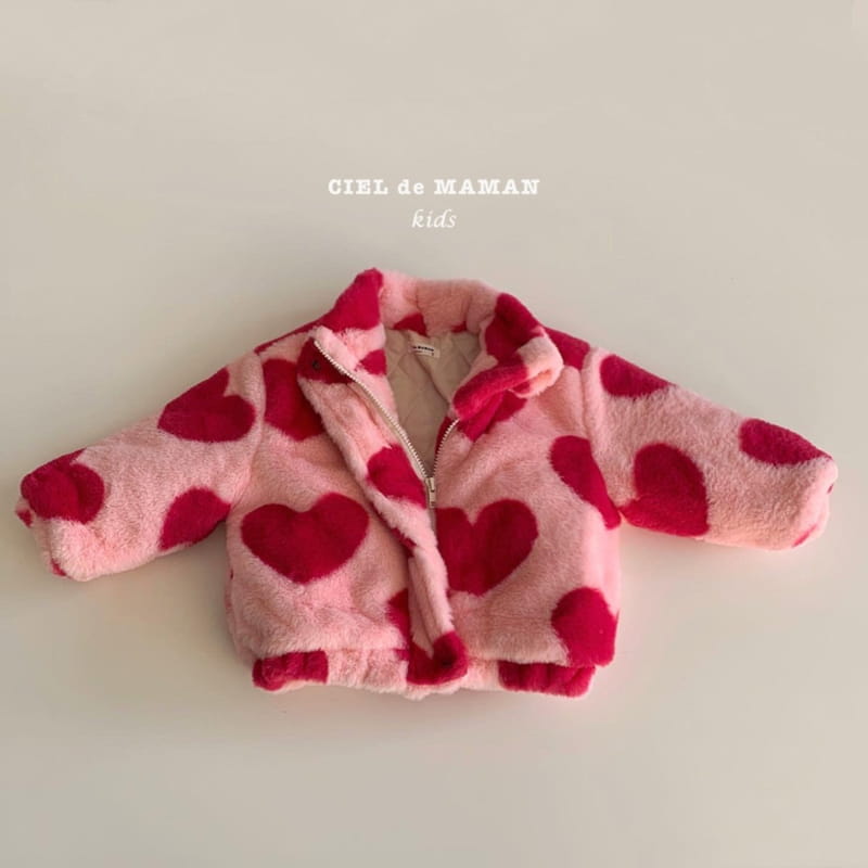 CIEL DE MAMAN - Korean Children Fashion - #Kfashion4kids - Love Love Warm Bodysuit - 12
