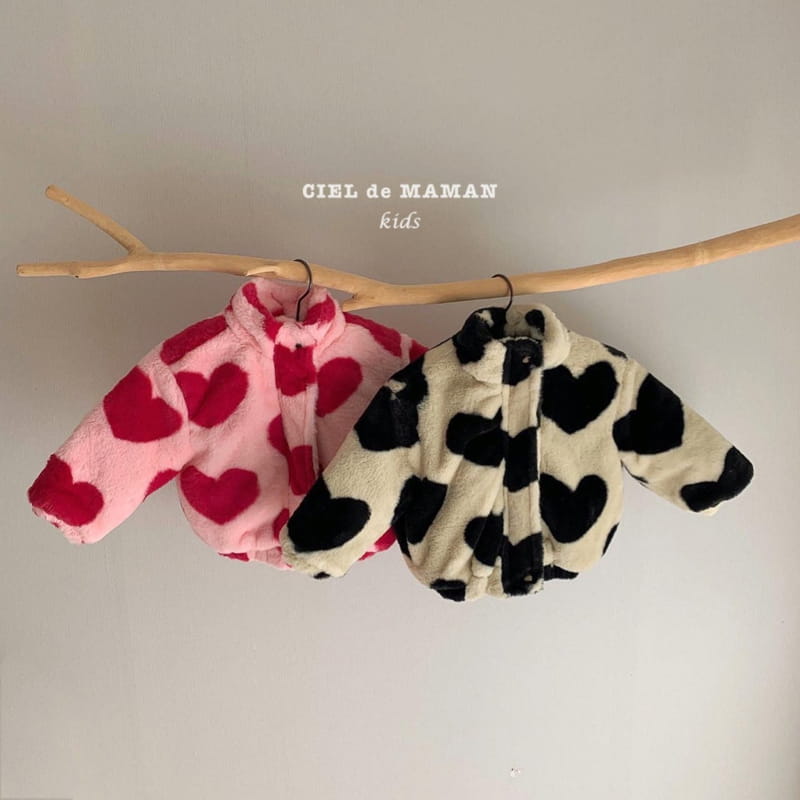 CIEL DE MAMAN - Korean Children Fashion - #Kfashion4kids - Love Love Warm Bodysuit - 3