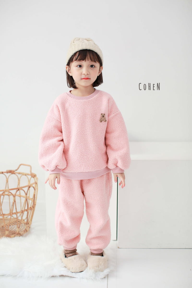 COHEN - Korean Children Fashion - #Kfashion4kids - Bear Top Bottom Set - 7