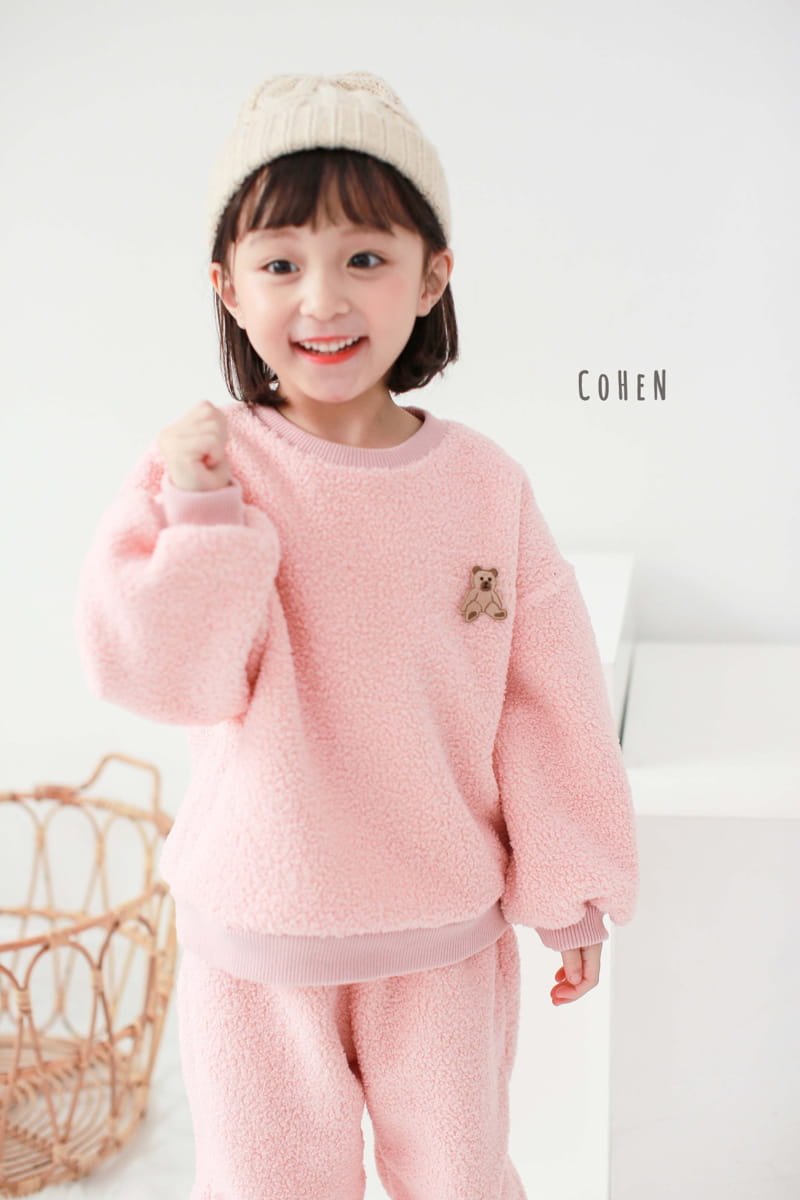 COHEN - Korean Children Fashion - #Kfashion4kids - Bear Top Bottom Set - 9