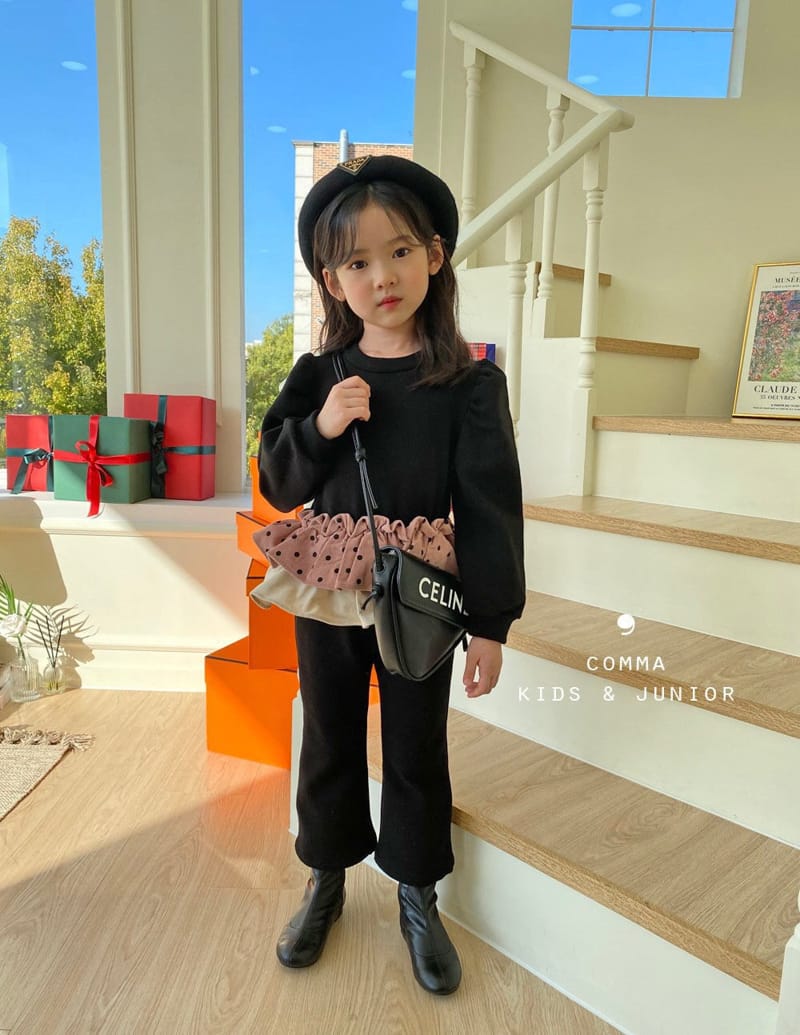 COMMA - Korean Children Fashion - #Kfashion4kids - Choucream Top Bottom Set