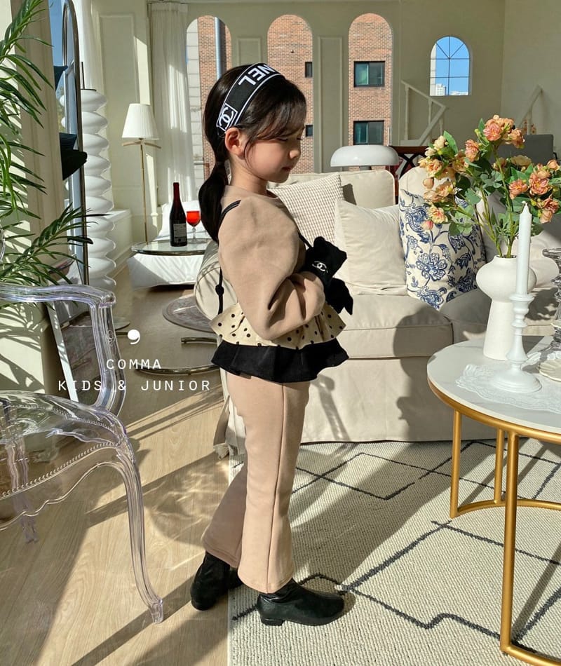COMMA - Korean Children Fashion - #Kfashion4kids - Choucream Top Bottom Set - 10
