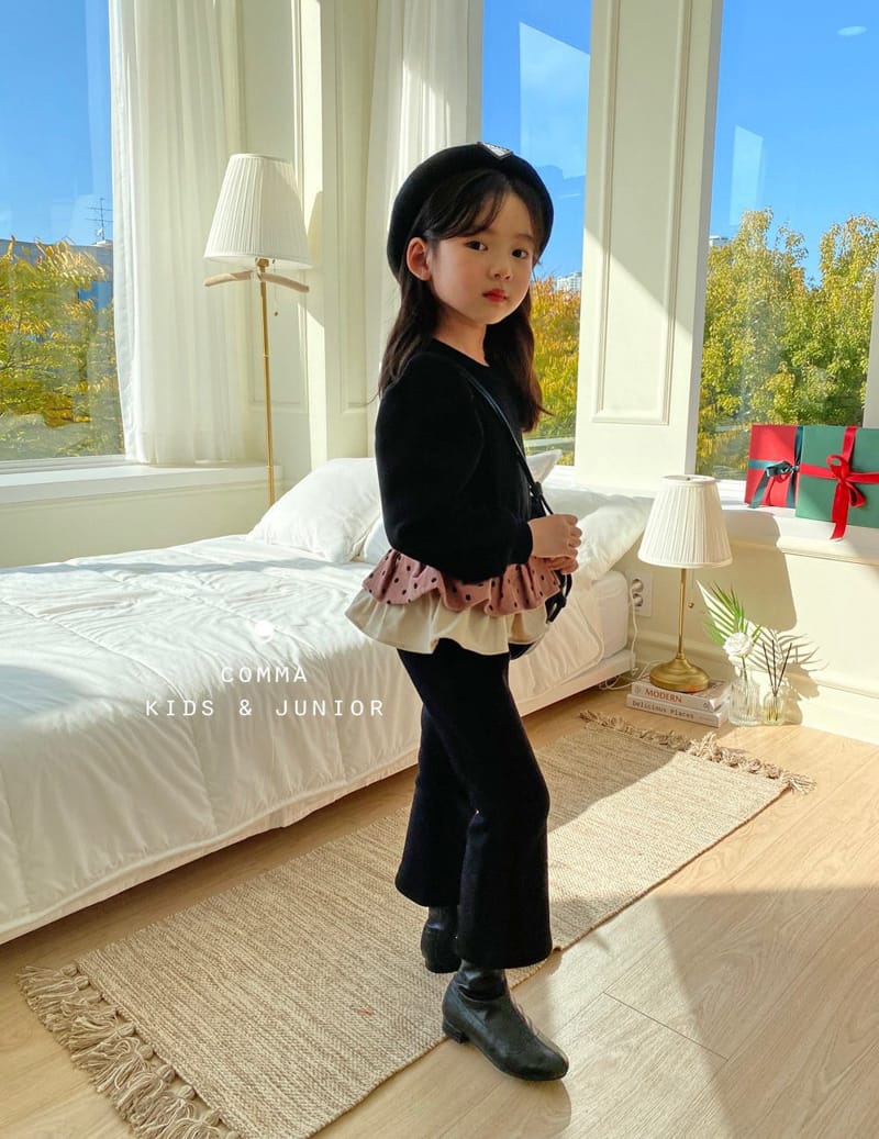 COMMA - Korean Children Fashion - #Kfashion4kids - Choucream Top Bottom Set - 4
